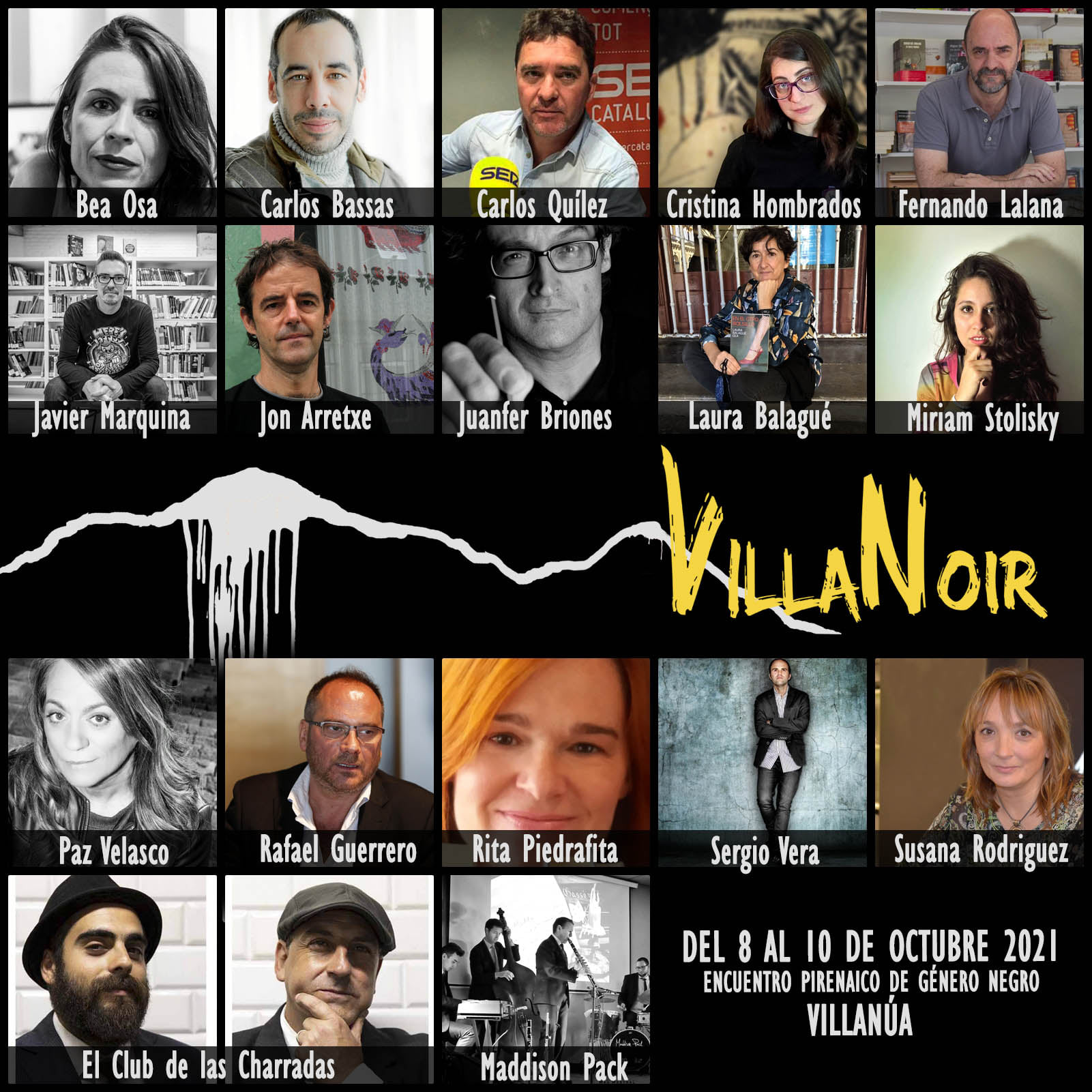 autores VillaNoir 2021